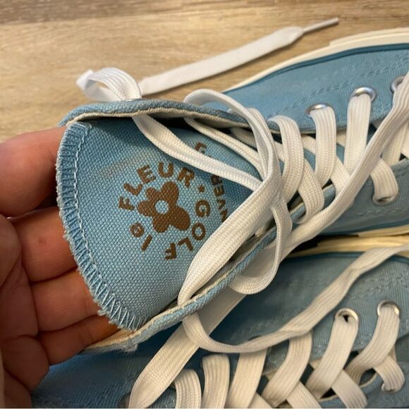 Converse x Golf Le Fleur Chuck 70 High Top Gulf Stream blue retro Women 7.5 EUC - Picture 8 of 15